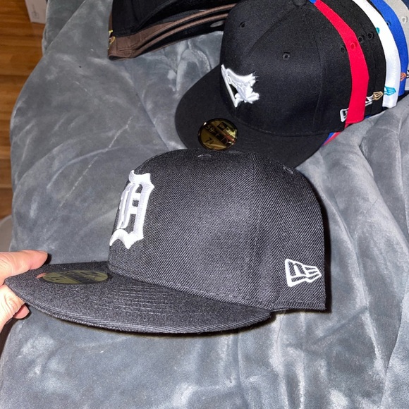 MLB New era fitted hat Detroit tigers 7 1/4 - Picture 2 of 4